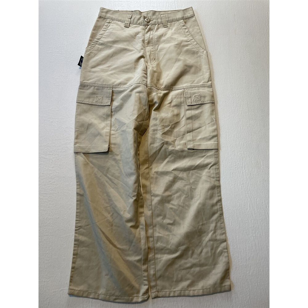 Vtg 90s Y2k Interstate Freestyle 28x30 Khaki Baggy Skater Cargo Mens Pants